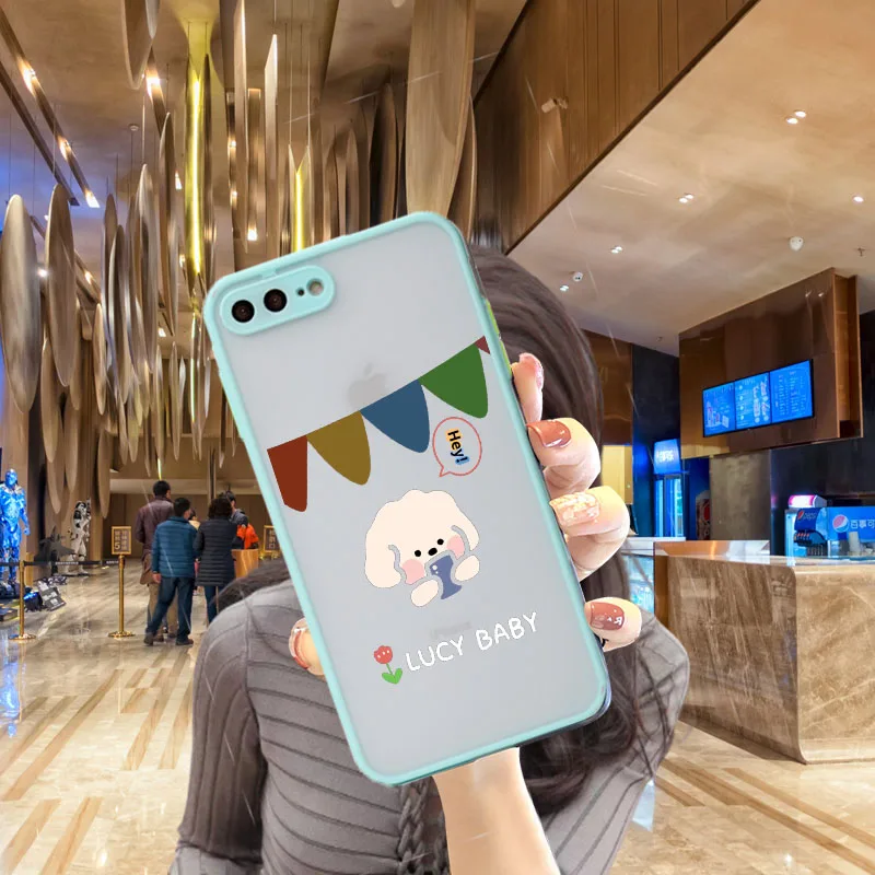 

Luxury Original Silicone Cover for Apple iPhone 7 Plus 8 Plus Official Phone Case