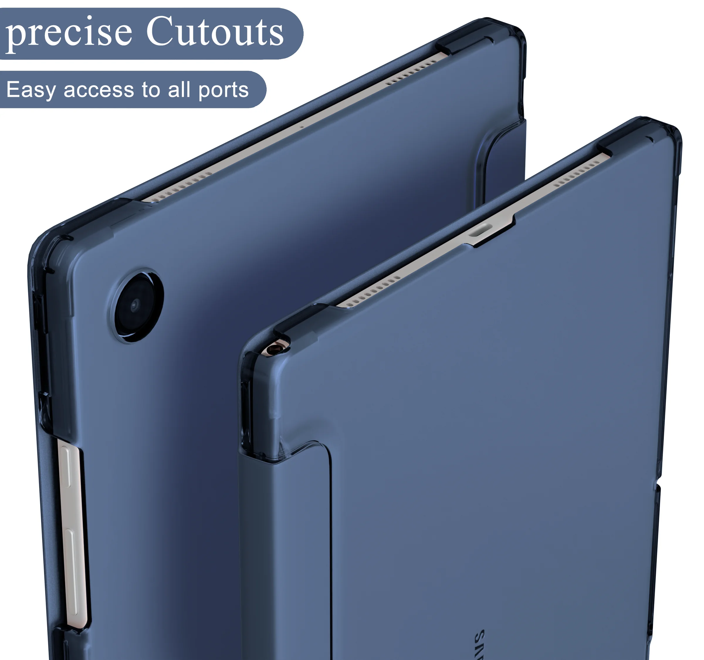 for samsung galaxy tab a8 10 5 inch 2022 tablet cover for samsung tab a8 10 5 sm x200sm x205 tri folding stand case free global shipping