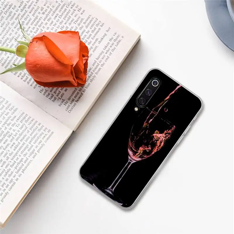 

Coffee Wine Cup fashion Phone Case For Xiaomi Redmi note 7 8 9 A t k30 max3 9 s 10 pro lite