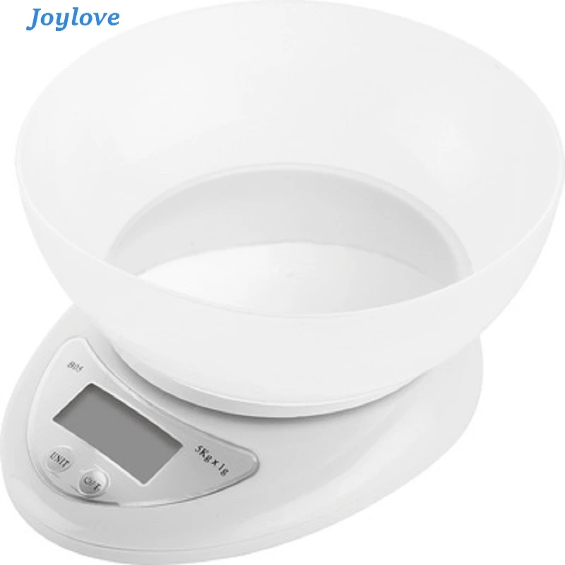 

Joylove Food Ingredients Electronic Scale White Electronic Kitchen Scale Baking Medicine Multipurpose 5kg1g