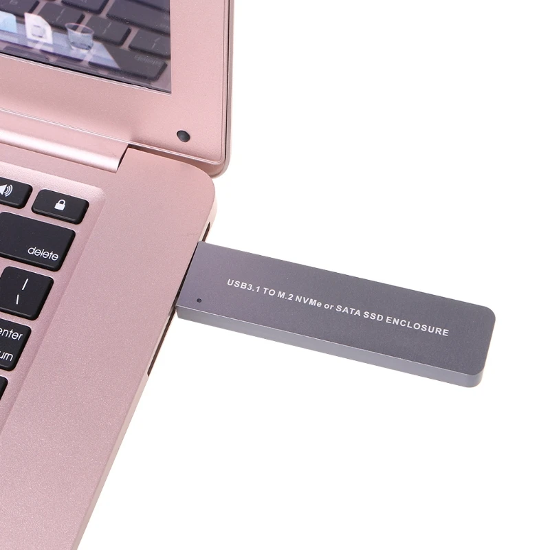 тип c usb 31 к m2 nvme sata ssd корпус адаптер дл
