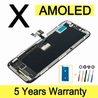 amoled quality display for iphone x lcd touch screen replacement good 3d touch lcd for iphone x xs display screen with tools