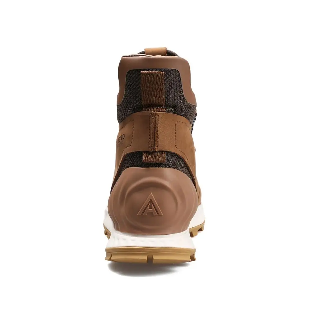 Высокие мужские кроссовки HUMTTO из натуральной кожи для активного отдыха и походов