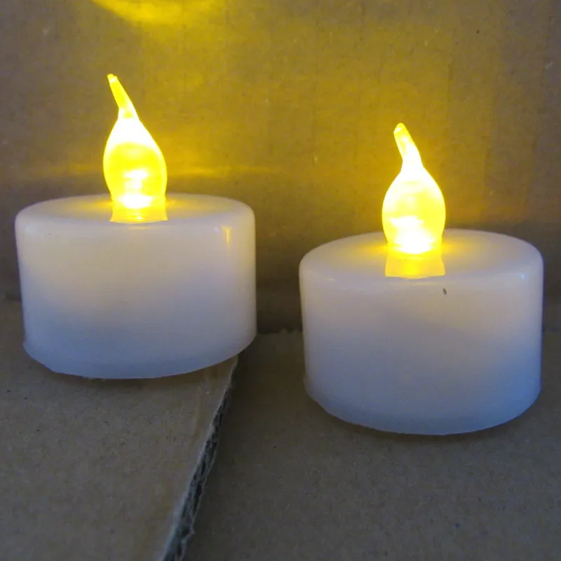 24pcs LED Candles Warm White Led Flameless Battery Operated Moving Artificial Tea Light for Wedding Anniversary Party |