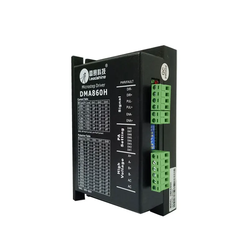 Драйвер шага Leadshine DMA860H драйвер DSP microstep AC18 ~ 80V DC24-80V 2 фазы MA860H |