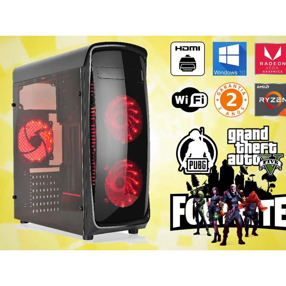  PC Gaming Ryzen 5 3400G 8 hard gb/16 gb RAM 500 gb/ТБ HDD 120/ 240 SSD GPU: RADEON RX VEGA 11 WINDOWS 10 2 года гарантии
