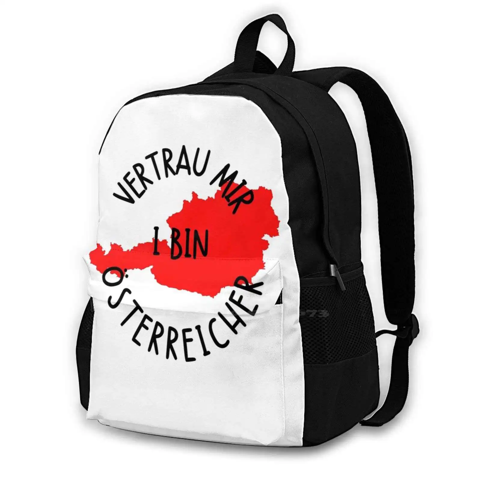 

I Am Austrian Funny Saying Ösis Austria 3D Print design BackPack Casual bag Austria Ösi Country German Austrian Say Funny