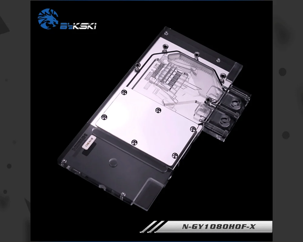 Bykski N-GY1080HOF-X, полное покрытие видеокарты водяного охлаждения блок RGB/RBW для Galaxy GTX1080/1070 HOF, GainWard GTX1080/1070