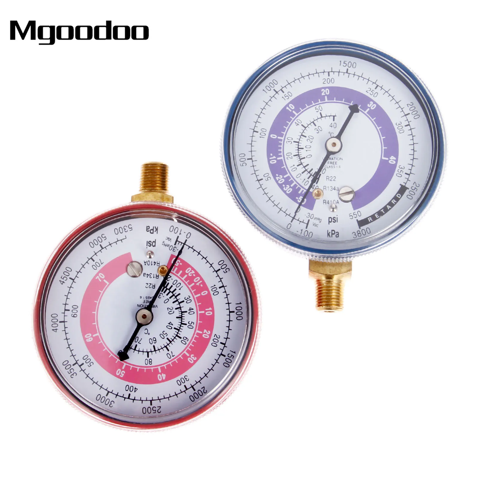 2 шт. кондиционер хладагент R134A R22 R410A высокого низкого давления красный синий