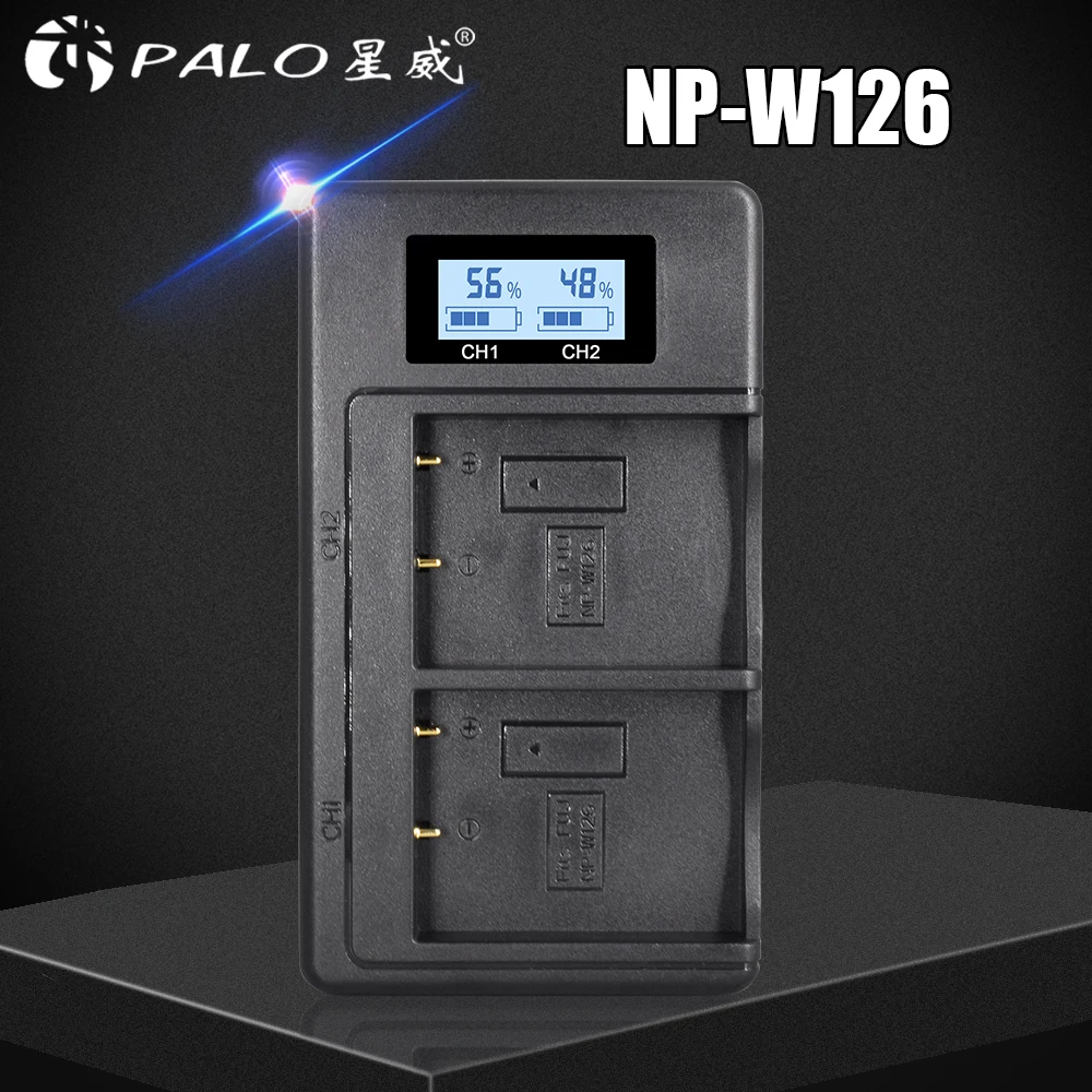 NP-W126S NP-W126 ЖК-дисплей USB Зарядное устройство для Fujifil Fuji NP-W126S NP W126 Батарея X-T3 XA5 XT20 XT2 XT1 XT100 XH1 XT10 XE3 X100F X-PRO2