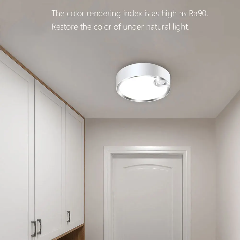 Светодиодный потолочный светильник лампа с датчиком движения для лестниц