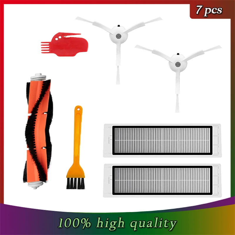 

Main Brush Side Brush Hepa Filter Cleaning Tool for Xiaomi Roborock S6 S5 S6Max S5Max S50 S51 S55 E25 Vacuum Cleaner Accessories
