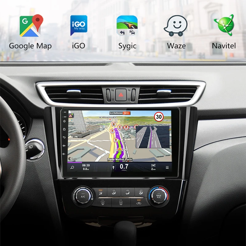 Jansite 10 &quotАвтомобильный радиоплеер для Nissan X Trail Qashqai 2013 2017 Android 8 1 мультимедиа