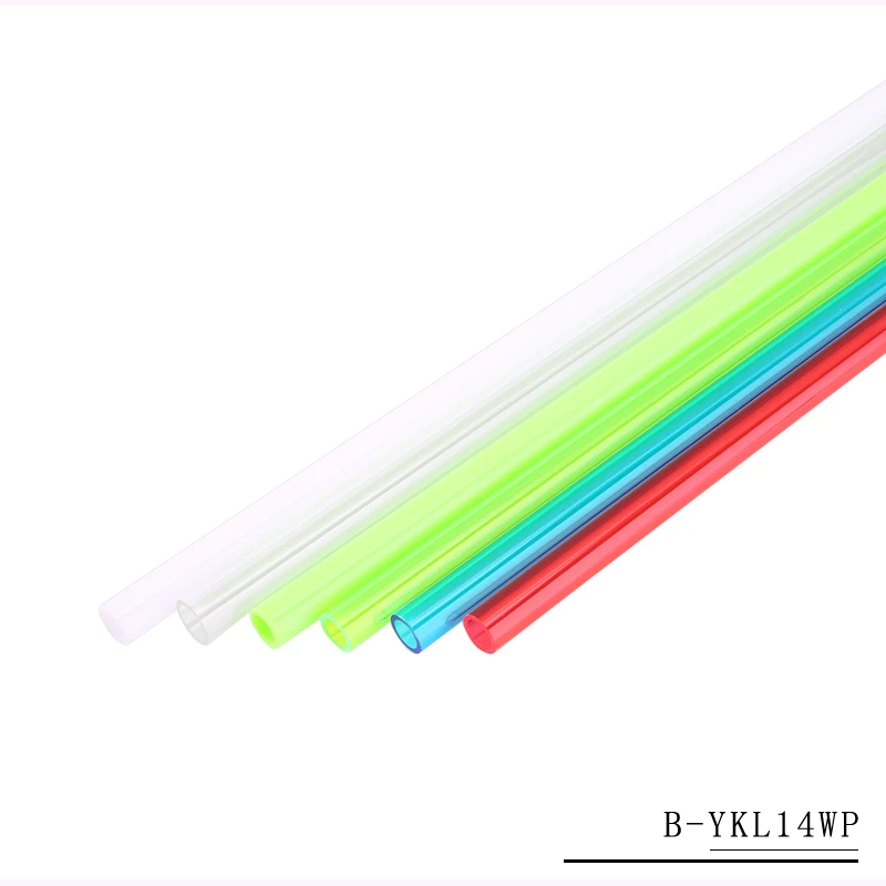 Акриловые жесткие трубы OD14MM прозрачный водяного охлаждения жесткая труба 50 см