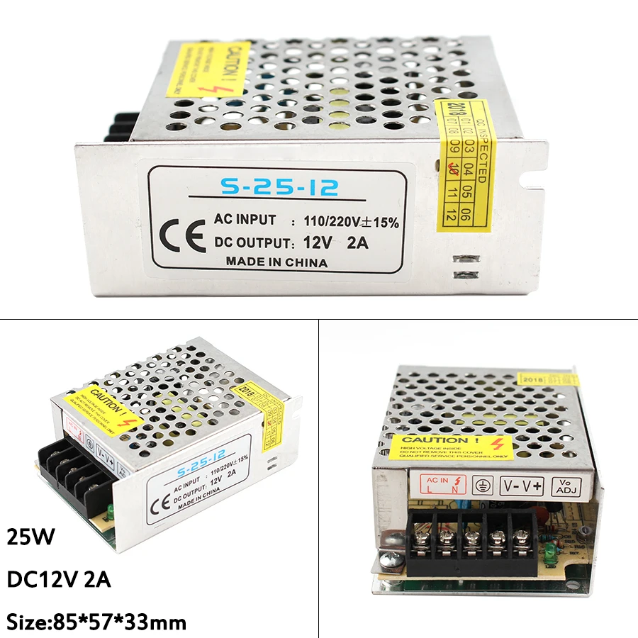 Lighting Transformer Switching 24V Power Supply Adapter 1A 2A 3A 5A 10A 15A 20A 24 V Volt LED Driver for Strip | Лампы и освещение