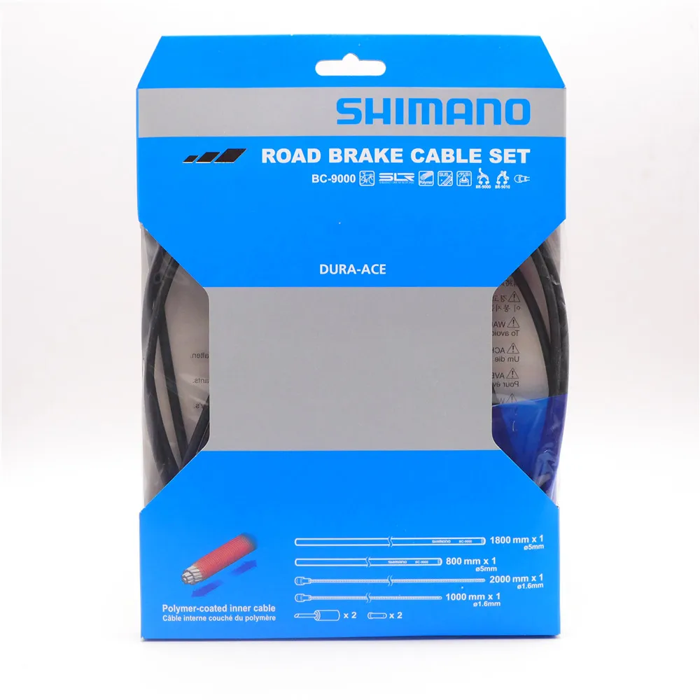 Фото Тормозной кабель SHIMANO для шоссейного велосипеда и набор корпусов №1