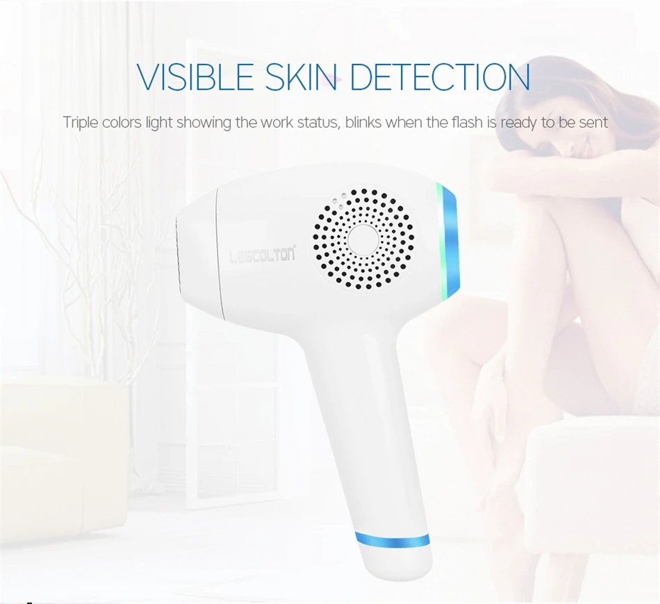 LescoIton IPL эпиляция холодный Эпилятор постоянный лазерный эпилятор домашний Триммер бикини Электрический Фотоэпилятор для лица