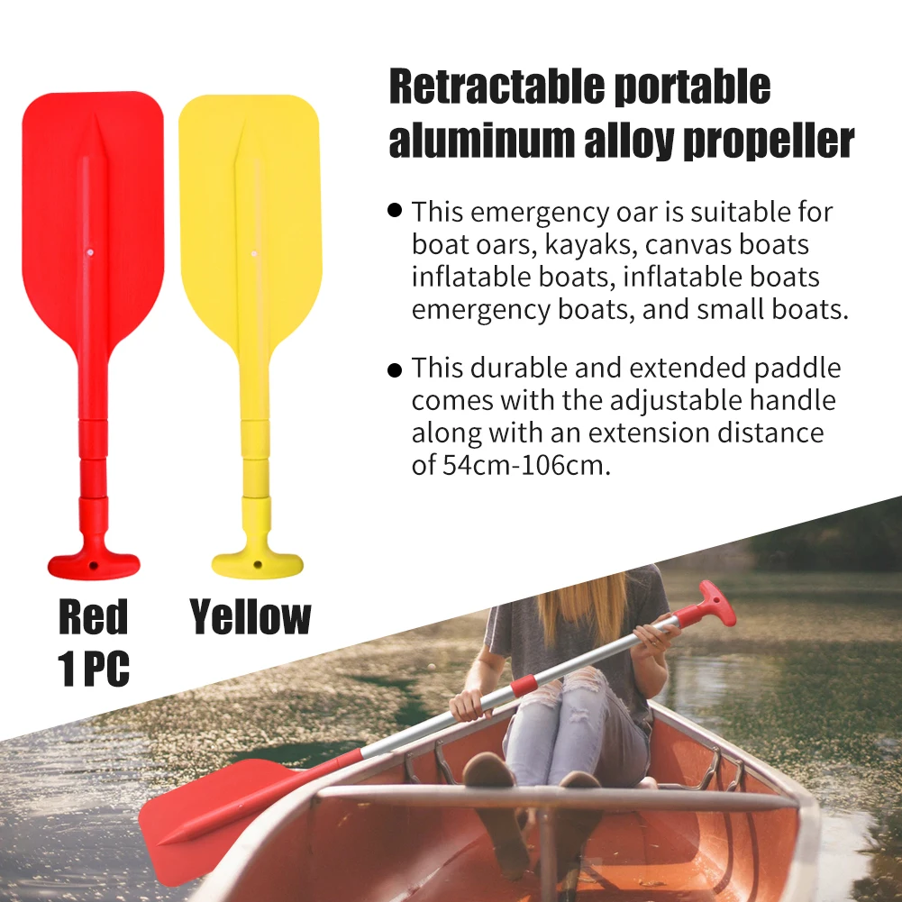 

Water Sports Lightweight Non Slip Sailing Boat Paddle Rafting Oar Aluminum Alloy Kayak Accessories Telescopic Portable Outdoor