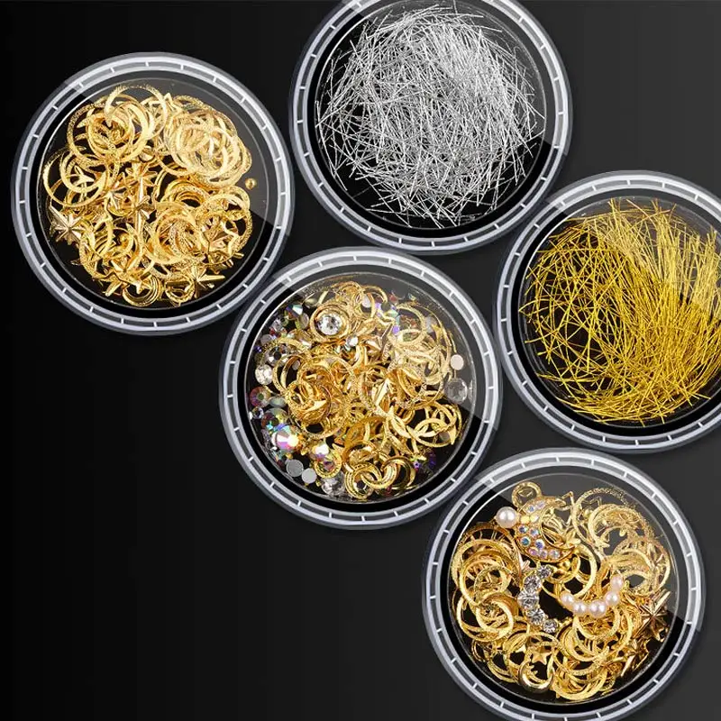 

Nail Art Decorations Metal 3D AB Rhinestones For nail Supplies Nails Glitter Nail Crystals Accessoires Jewelry