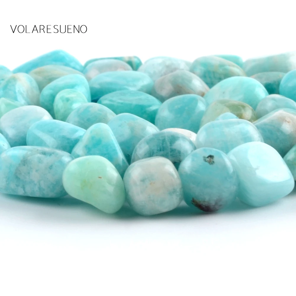 Natural Irregular Amazonite Stone Beads 15” Strand 8-10mm Loose Spacer For Jewelry Making Diy Charm Necklace Bracelet | Украшения и
