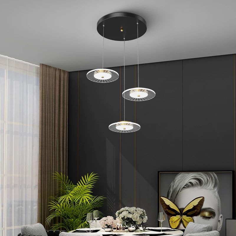 

FSS Nordic Modern Chandelier Creative Warm For Dining room Living room Bedroom Bedside Lamp Three Lights LED Chandelier