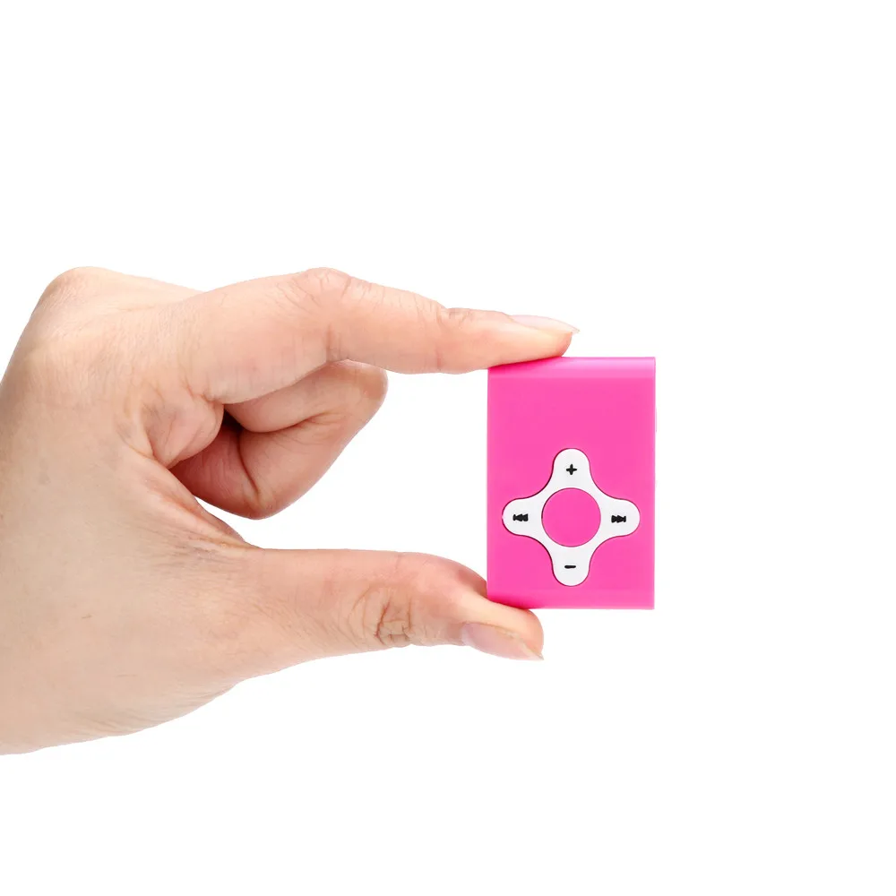 Клип MP3-плеер портативный мини USB Спорт MP3 плеер Поддержка FM радио видео