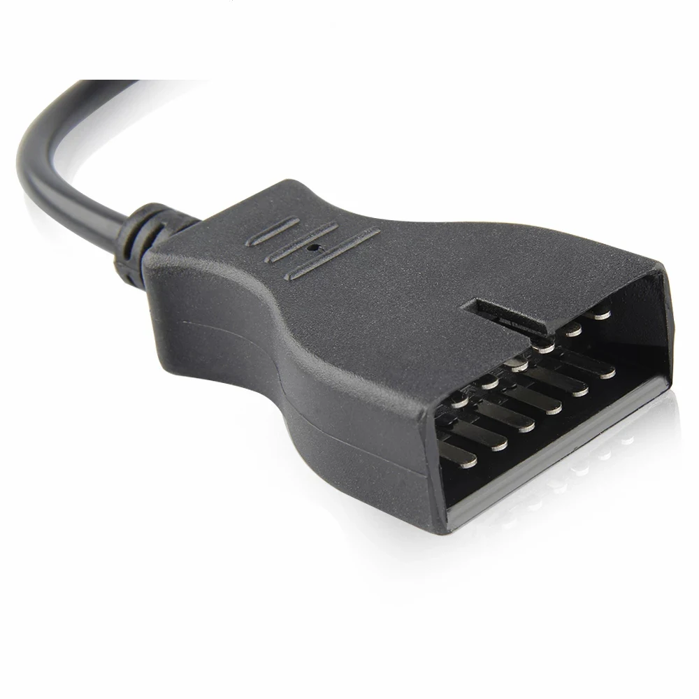 Для GM 12 Pin OBDII OBD2 Авто Диагностический Соединительный адаптер кабель GM12 до 16 для