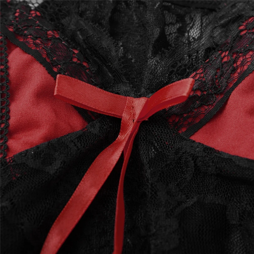 

Strapless Sexy Erotic Lingerie For Women Lace Sexy Underwear Back Split Nightdress Soutien Gorge Sexy Erotique 30NOV28