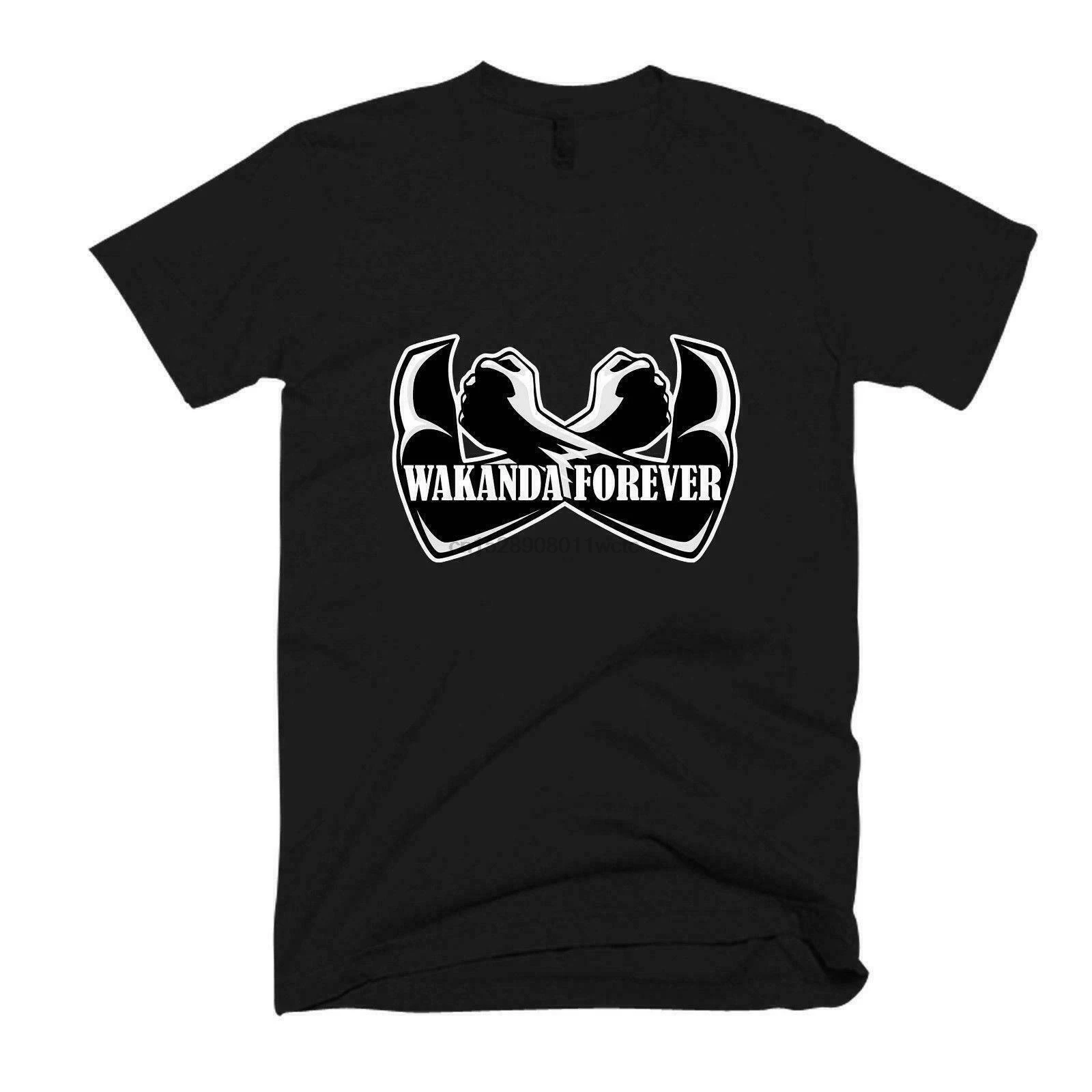 Новинка WAKANDA FOREVER FIGHT Мужская Женская футболка Размер США s m l xl 2XL XXXL ZM1| |
