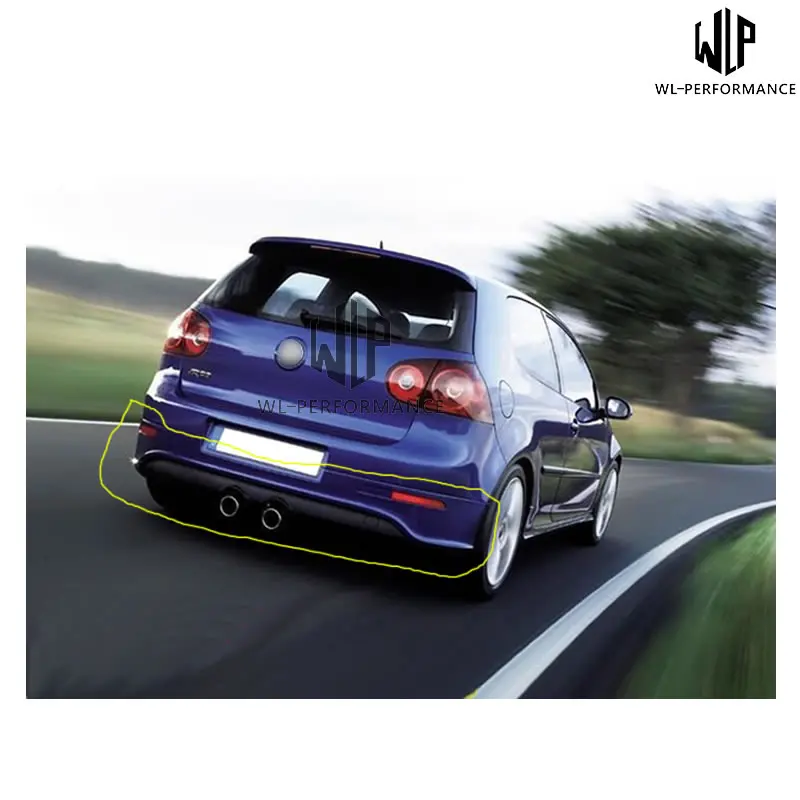 Высококачественный Неокрашенный передний бампер из искусственной кожи с