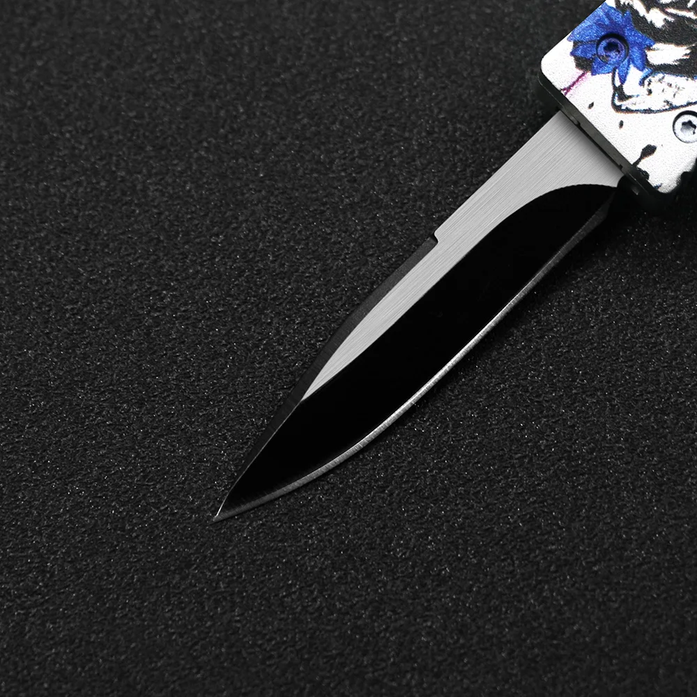 SF Mini OTF портативный Открыватель для писем серебряное кольцо ключей орнамент 440