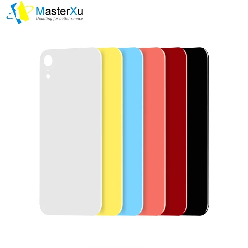 

Original New AAA++ High Quality Big Hole Back Glass For iPhone XR For A1984 A2105 A2106 Rear Glass Broken Parts Replacement