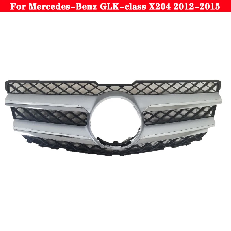 

For Mercedes-Benz GLK-class X204 2012-2015 A2048802983 Car styling Middle grille ABS plastic Auto front bumper Center Grille