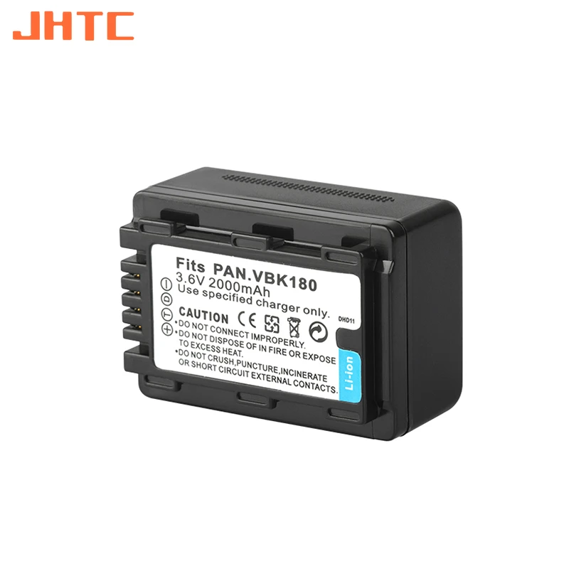 Аккумулятор для камеры VW VBK180 VWVBK180 VW-VBK180 2000 мАч Panasonic SDR-S45 S50 S50A S50K S50N S70 S70K S70S S70N S71