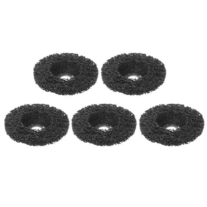 

5pcs Grinder Wheel Black Aluminum Removal Wear-resistant Paint Rust Clean