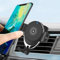 auto gravity car mount wireless charger qi fast charging phone holder for iphone 11pro xs xr x 8 samsung s10 s9 s8 15w 10w hot