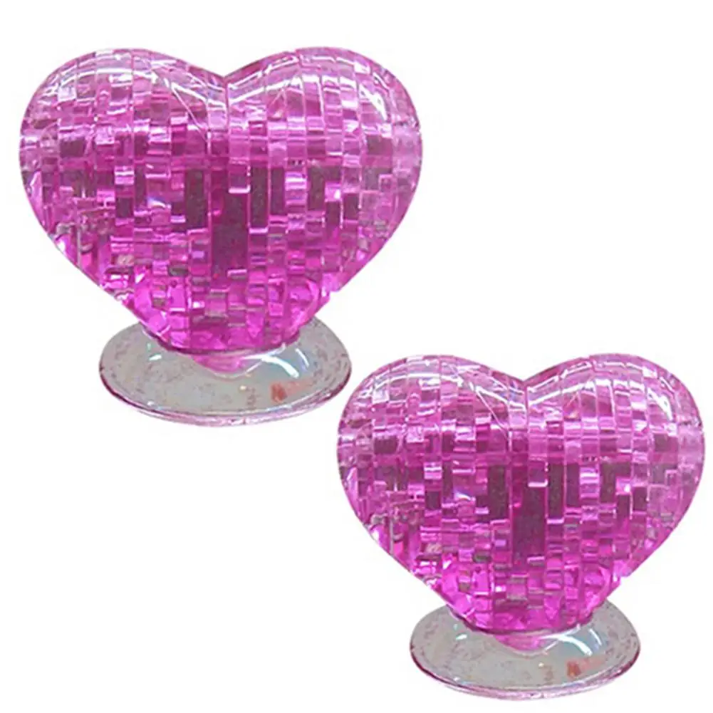 

3D Furnish Heart Shape Jigsaw DIY Puzzle IQ Gadget Development Toy Xmas Gift