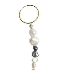 Серьги каффы с натуральным пресноводным жемчугом 2020|Серьги-подвески| |