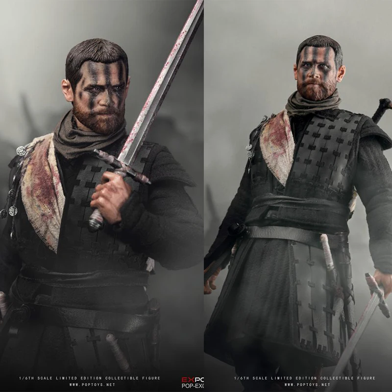 

NEW POPTOYS EX028 1/6 World War I Scottish owl Macbeth double-headed carving movable doll 12 inch dolls in stock