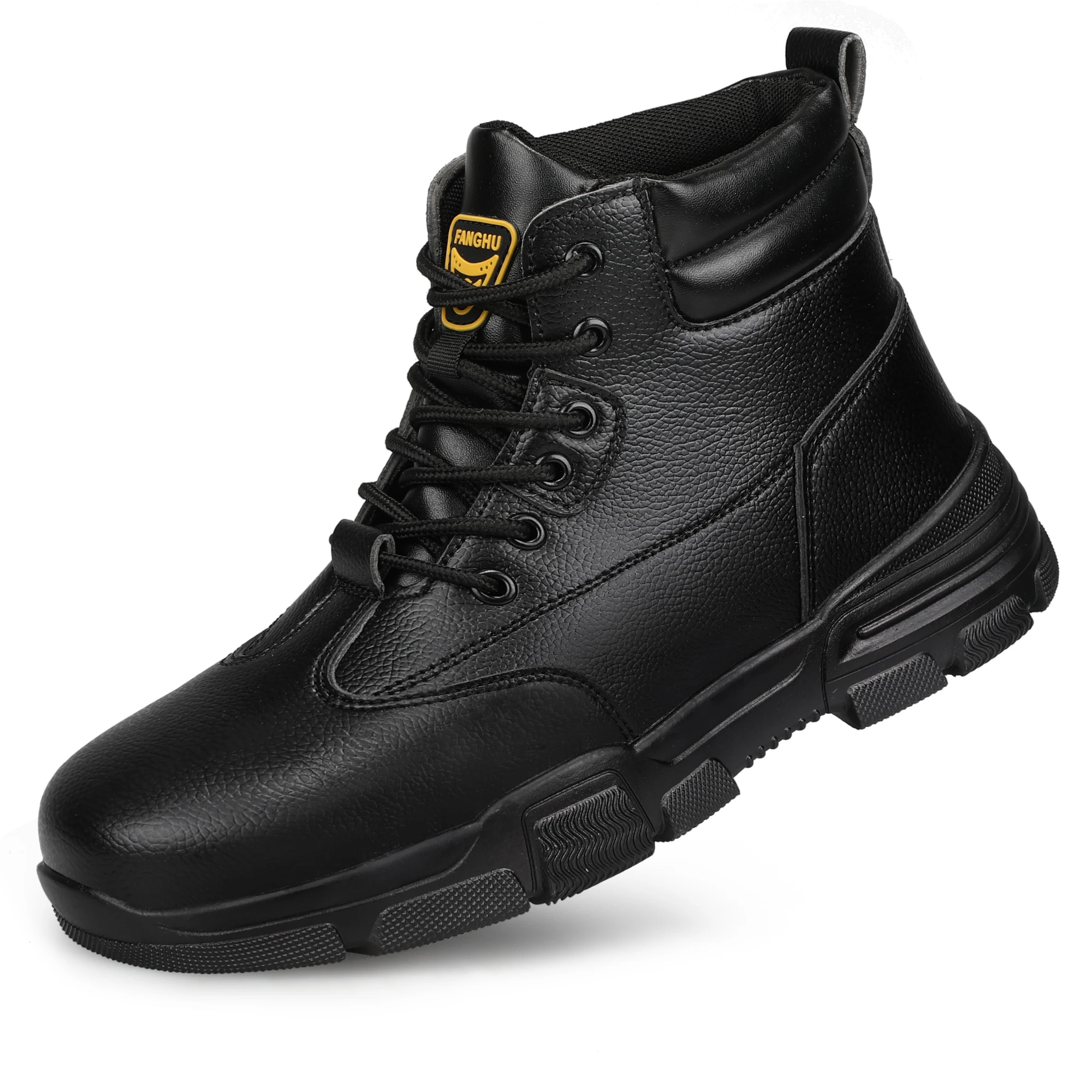 

Safety Shoes Waterproof Mens Steel Toe Boots Work Shoes Security Footwear Anti-Smashing Non-Slip Construction Work Sneakers