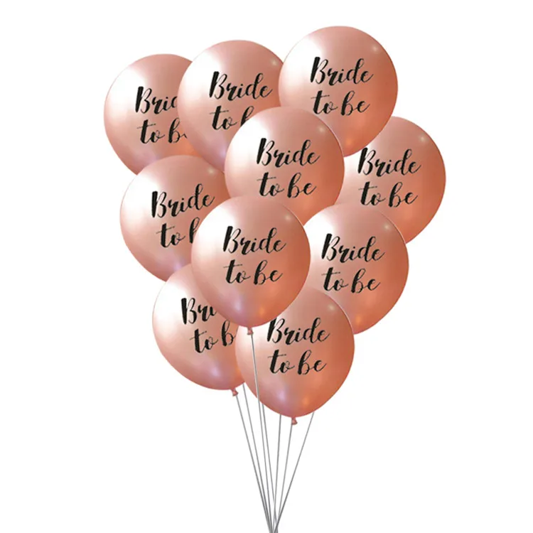 10Pcs bride to be 1 комплект, для невесты, чтобы быть, светодиодный шар, лента, бумажный баннер, чашка, соломенные тарелки, девичник, вечерние, девичьи, девичьи, вечерние, свадебные украшения - Цвет: 10Pcs bride to be