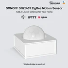 Датчик движения zigbee sonoff pir, инфракрасный датчик движения, совместимый с приложением ewelink, работает с умным домом