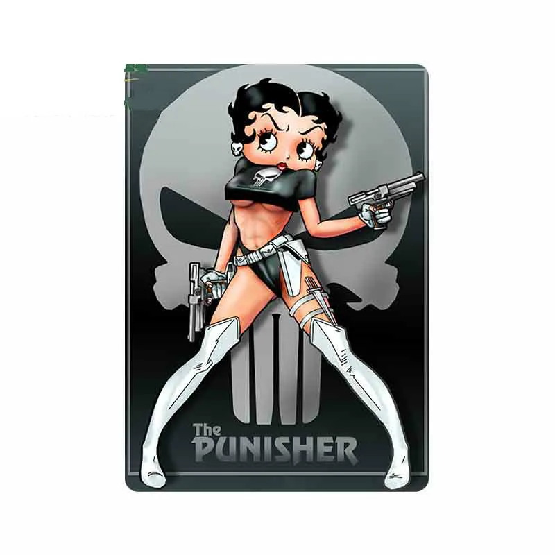 

Sexy Auto Car Stickers and Decals for Betty Boop Girl Vinyl Laptop Bumper JDM Waterproof Sunscreen Auto Assessoires KK13*10cm
