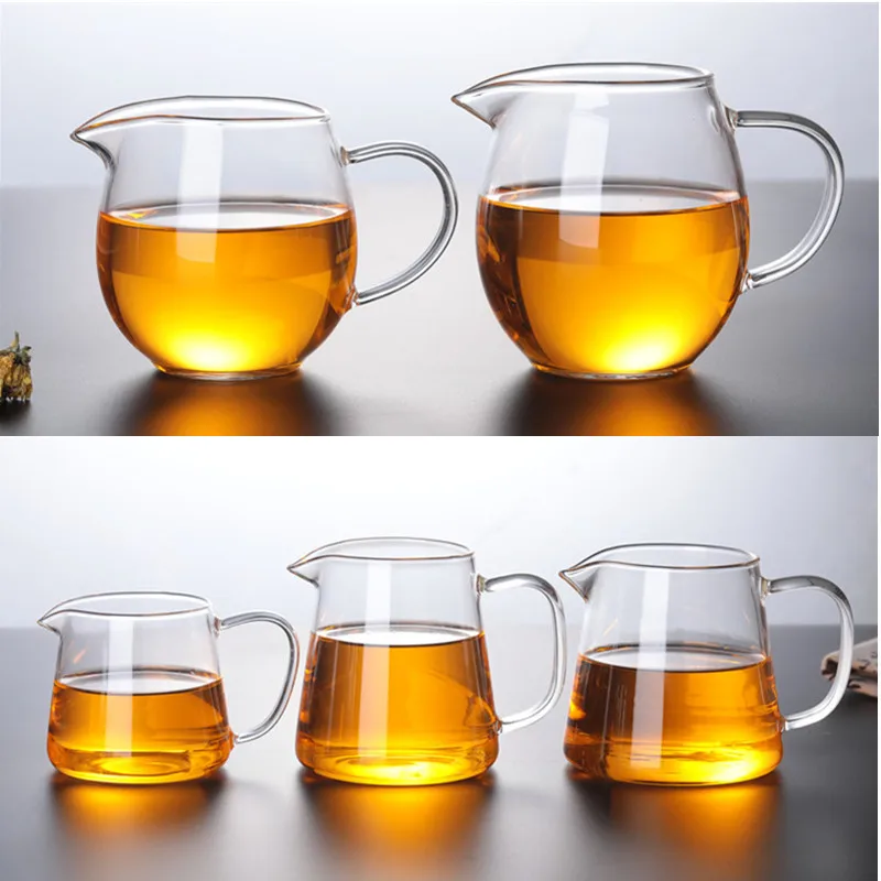 

Thickened Glass Fair Cup High Temperature Resistant Glass Tea Pot Large Glass Tea Pitcher Tea Ceremony Utensils
