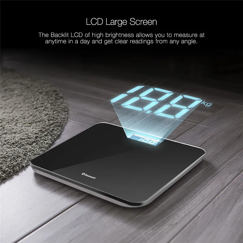 Digoo DG-B8025 lcd bluetooth весы напольные весы пол научное Измерение веса человеческого тела приложение-запись Трекинговые весы