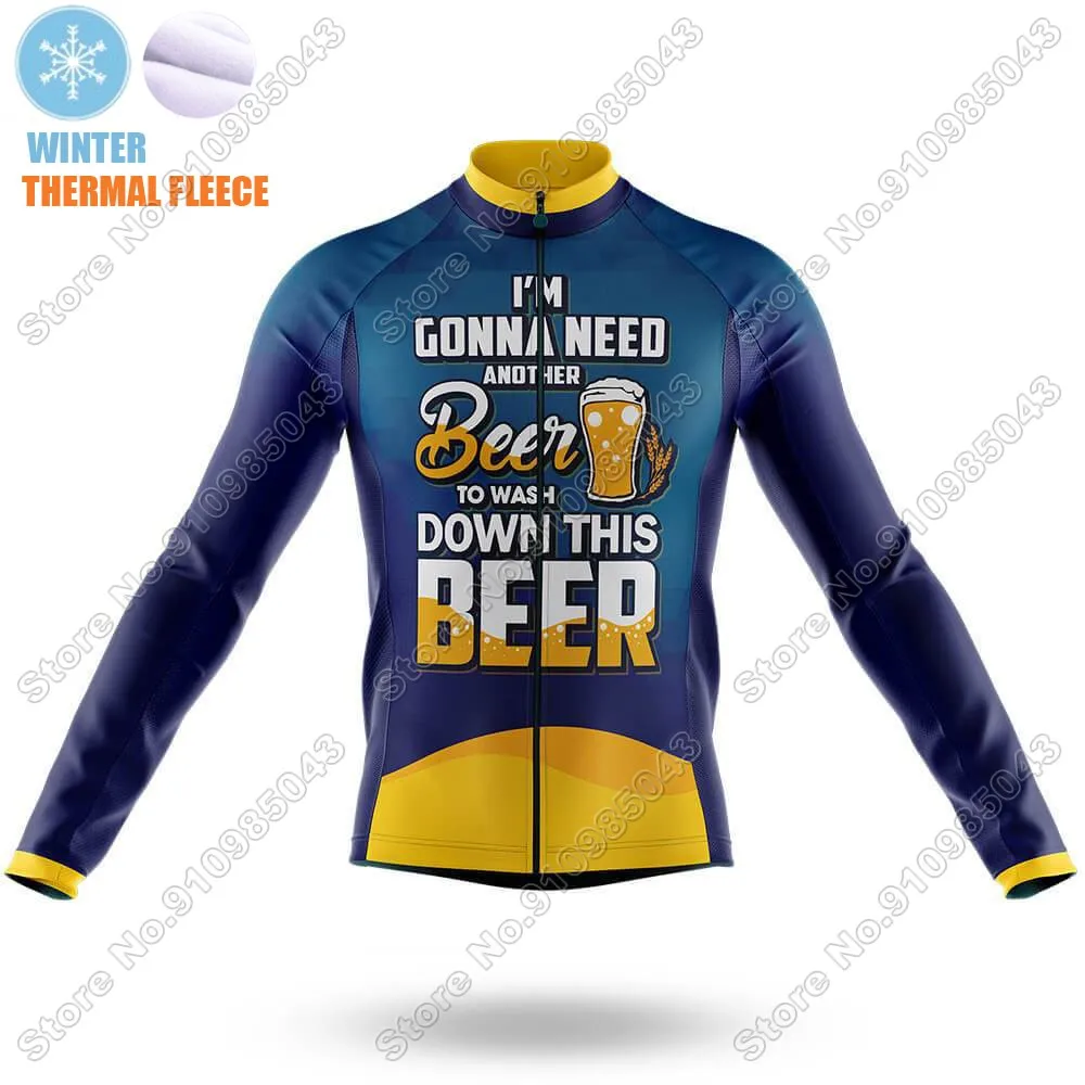2021 велосипедная Джерси Beer Drink одежда для велоспорта с длинным рукавом рубашки