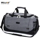 Дорожная Спортивная Сумка для мужчин, однотонный чемодан через плечо унисекс, портативные нейлоновые сумки, большая многофункциональная сумка на плечо для мужчин XA34WC