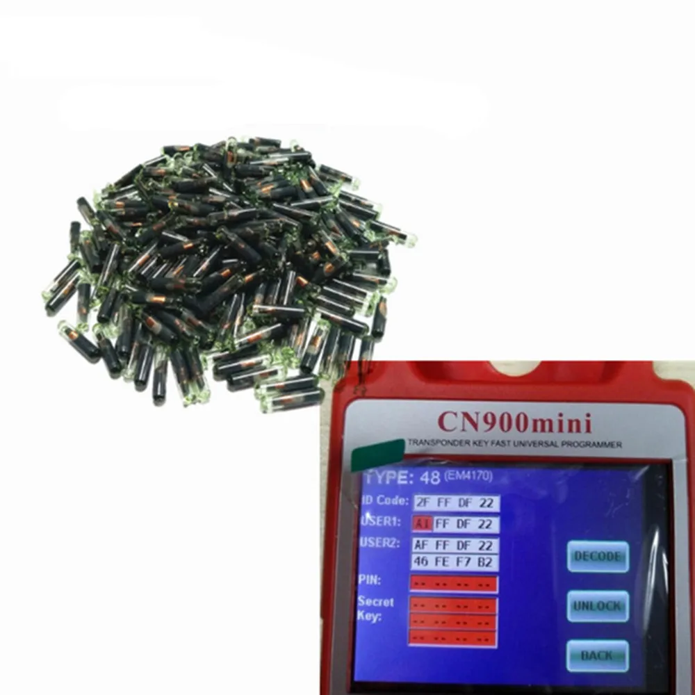 HKCYSEA OEM ID48 TP08 стеклянный чип приемоответчика для телефона VVDI мини-ключ инструмент