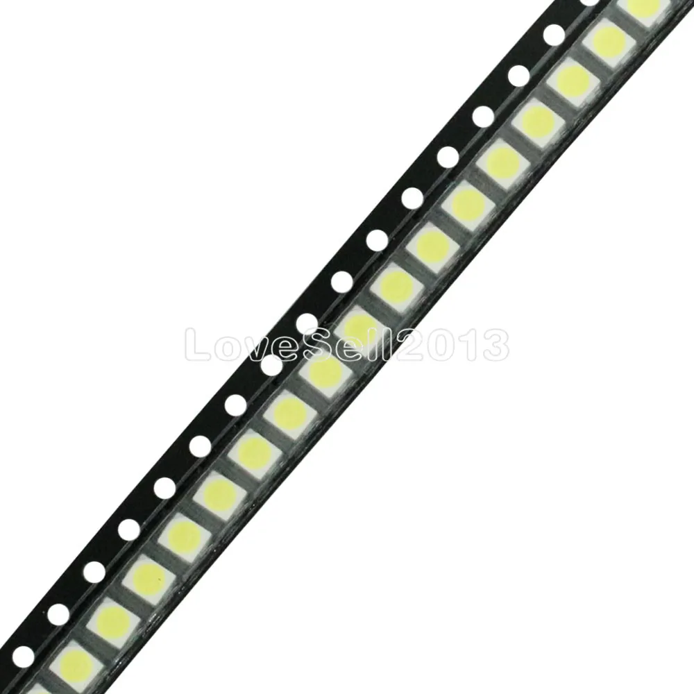 

100PCS POWER TOP SMD SMT White PLCC-2 3528 1210 Super Bright светильник