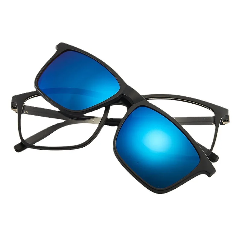 

DOISYER New set mirror PC glasses frame retro men's polarized sunglasses fashion sunglasses women's square sunglasses